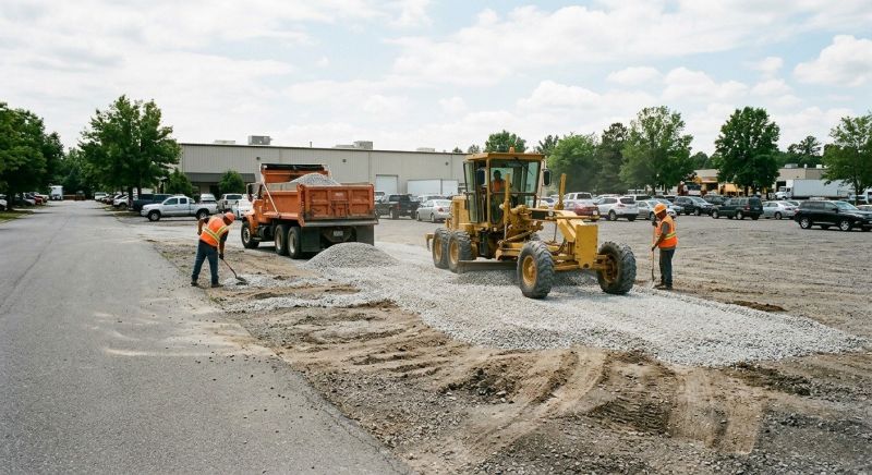 Parking Lot Excavation in Gwinnett County, GA